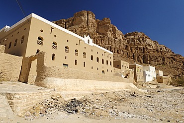 Grave site of the prophet Hud, pilgrimage site of Gabr Hud, Qabr Hud, Wadi Hadramaut, Yemen