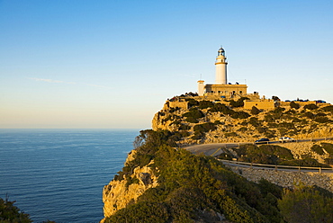 Lighthouse, Cap Formentor, Port de Pollença, Serra de Tramuntana, Majorca, Balearics, Spain, Europe