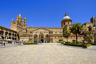 Cathedral of Palermo, Cattedrale Maria Santissima Assunta, Palermo, Sicily, Italy, Europe