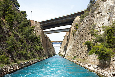 Corinth Canal, Peloponnese, Greece, Europe