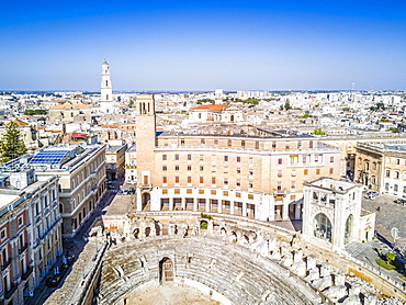 Historic city center of Lecce in Puglia, Italy, Europe