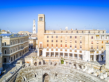 Historic city center of Lecce in Puglia, Italy, Europe