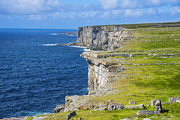 Rocky Cliffs of Árainn, Aran Islands, Ireland, Europe