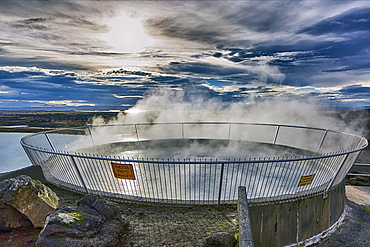 Myvatn Natural Bath, geothermal spring, Reykjahlíð, Mývatni, Island