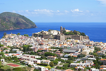 Lipari Town, Lipari Island, Aeolian Islands, Italy, Europe