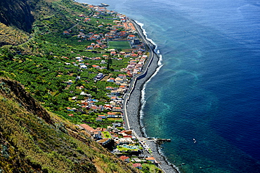 View of Paul do Mar, West Coast, Madeira, Portugal, Europe