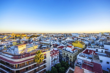 View of the city of Seville, Province of Seville, Andalucía, Spain, Europe