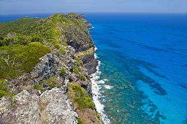 View over the Malabar cliffs, Lord Howe Island, New South Wales, Australia, Oceania