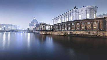 Berlin Cathedral and Old National Gallery, Berlin, Germany, Europe