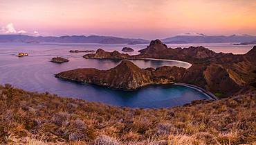 Sunrise on Padar Island, Island World, Komodo National Park, Nusa Tenggara Timur, Indonesia, Asia