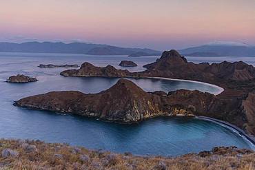 Sunrise on Padar Island, Island World, Komodo National Park, Nusa Tenggara Timur, Indonesia, Asia