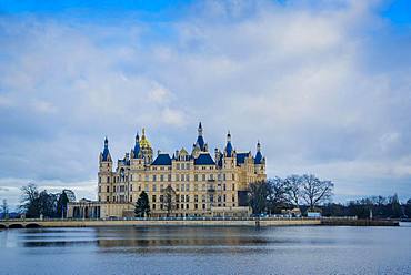 Schwerin Castle, State Parliament of Mecklenburg-Western Pomerania, Schwerin, Mecklenburg-Western Pomerania, Germany, Europe