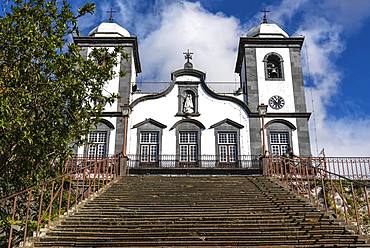 Stairs to the pilgrimage church Nossa Senhora do Monte, Monte, Funchal, Madeira, Portugal, Europe