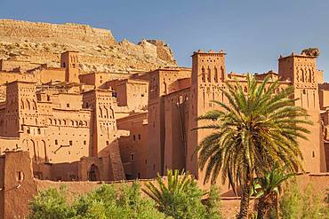 Kasbah Ait-Benhaddou, Atlas Mountains, near Ouarzazate, Morocco, Africa