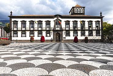 Rathau with town hall square, Funchal, Madeira Island, Portugal, Europe