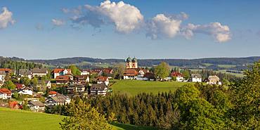 View of St.Maergen in the Black Forest, Baden Wuerttemberg, Germany, Europe