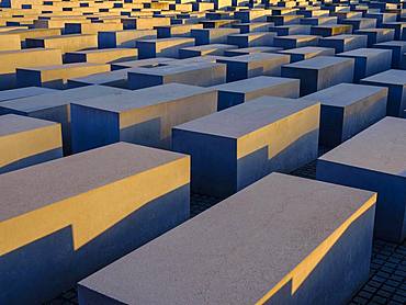 Holocaust Memorial by architect Peter Eisenman, Memorial to the Murdered Jews of Europe, Tiergarten, Mitte, Berlin, Germany, Europe