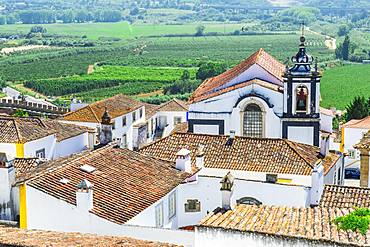 Medieval city of Obidos, Leiria District, Estremadura, Portugal, Europe