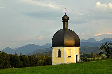 Veit Chapel of the Pilgrimage Church St. Marinus and Anian, Irschenberg, Upper Bavaria, Bavaria, Germany, Europe