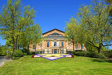 Festival hall on the Green Hill, Bayreuth, Upper Franconia, Franconia, Bavaria, Germany, Europe