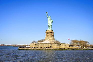 Statue of Liberty, Lady Liberty, Liberty Island, Statue of Liberty National Monument, New York City, New York, USA, North America