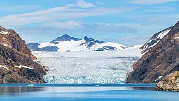 Glacier at Prins Christian Sund, Greenland, North America