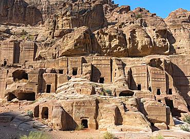 Street of Facades, Petra, Jordan, Asia