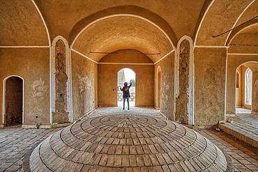 Shafiabad caravanserai, Interior, Kerman Province, Iran, Asia