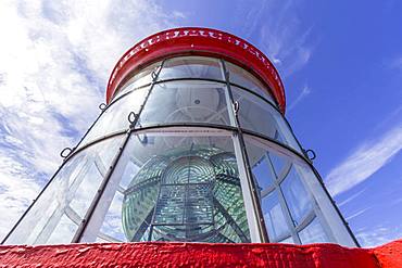 Fresnel lens of the lighthouse Saint Mathieu, Plougonvelin, Departement Finistere, France, Europe