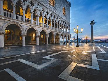 St Mark's Square and Palazzo Ducale in the morning, Venice, Italy, Europe