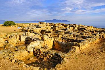 Necropolis of Son Real, Punta des Fenicis near Can Picafort, Majorca, Balearic Islands, Spain, Europe