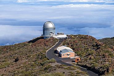 Observatory, Observatory on the Roque de los Muchachos, Gran Telescopio Canarias, La Palma, Canary Islands, Canary Islands, Spain, Europe