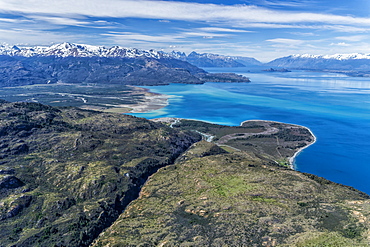 Laguna San Rafael National Park, Aerial view, Aysen Region, Patagonia, Chile, South America