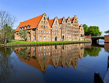 Luebeck salt storage, historic warehouses, Luebeck, Schleswig-Holstein, Germany, Europe