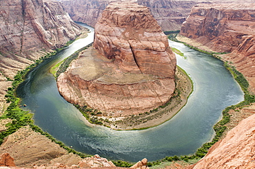 Colorado River, Meander, Glen Canyon, Horseshoe Bend, near Page, Arizona, USA, North America