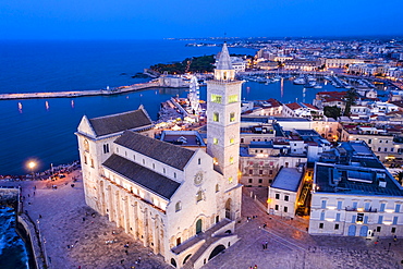 Aerial view, Trani, Apulia, Southern Italy, Italy, Europe