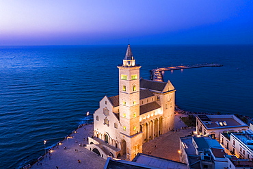 Aerial view, Trani, Apulia, Southern Italy, Italy, Europe