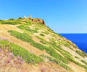 Temple of Poseidon, Cape Sounion, Attica, Greece, Europe