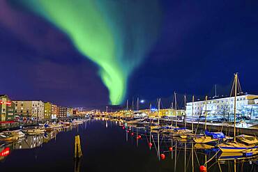 Northern lights in Trondheim Norway