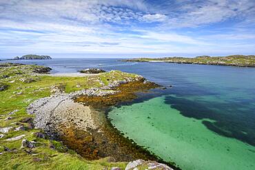 View over the bay of Bostadh, Lewis and Harris, Scotland, Great Britain