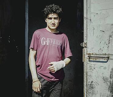 Bilal, refugee, from Afghanistan, Belgrade, Serbia, Europe