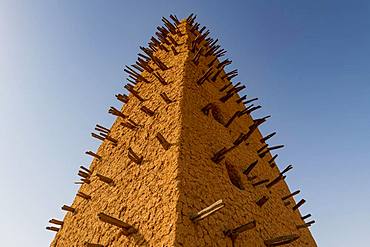 Minaret, Great Mosque of Agadez, Agadez, Niger, Africa