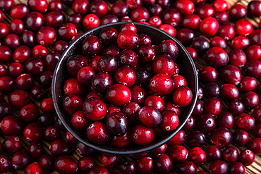 Cranberries in a bowl