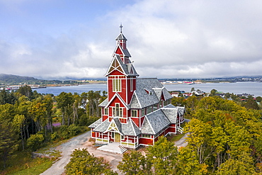 Buksnes Parish Church, Church, Gravdal, Nordland, Norway, Europe