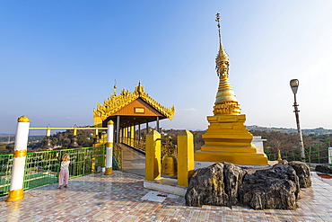 Taung Kew Paya built on rocks, Loikaw, Kayah state, Myanmar, Asia