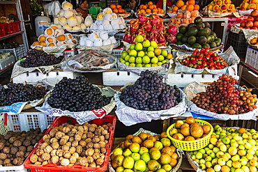 Fruits on the market, Myitkyina, Kachin state, Myanmar, Asia