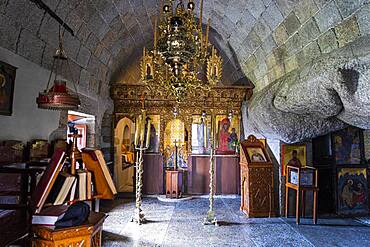 Unesco world heritage site, Cave of The Revelation, Patmos, Greece, Europe