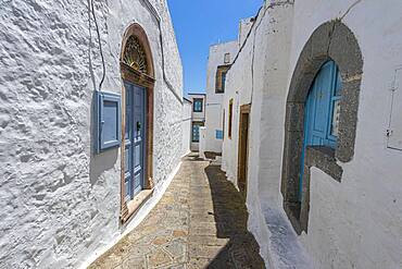 Unesco world heritage site, Monastery of Saint John the Theologian, Chora, Patmos, Greece, Europe