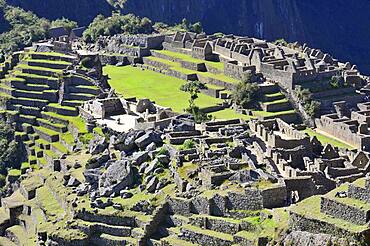 Inca ruined city, Machu Picchu, Urubamba Province, Peru, South America