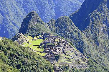 Inca ruined city, Machu Picchu, Urubamba Province, Peru, South America